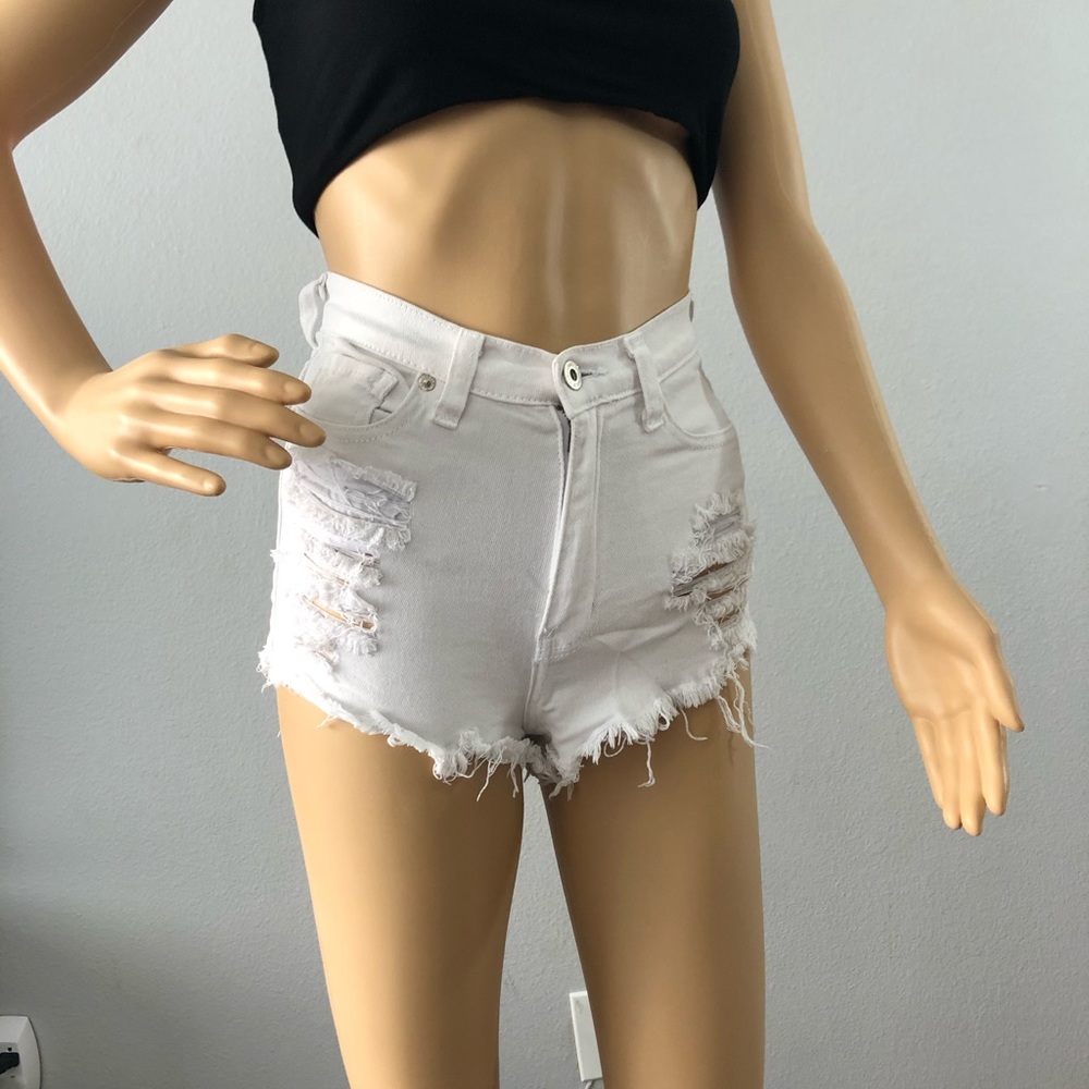 High waisted shorts